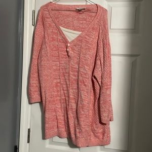 2xl CJ Banks 3/4 sleeve sweater